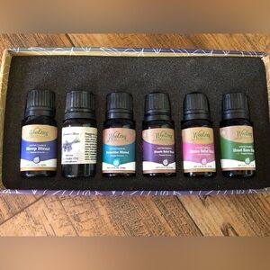 Woolzies 6 Premium Selection Essential Oils Stress Muscle Breathe Sleep Lavendar